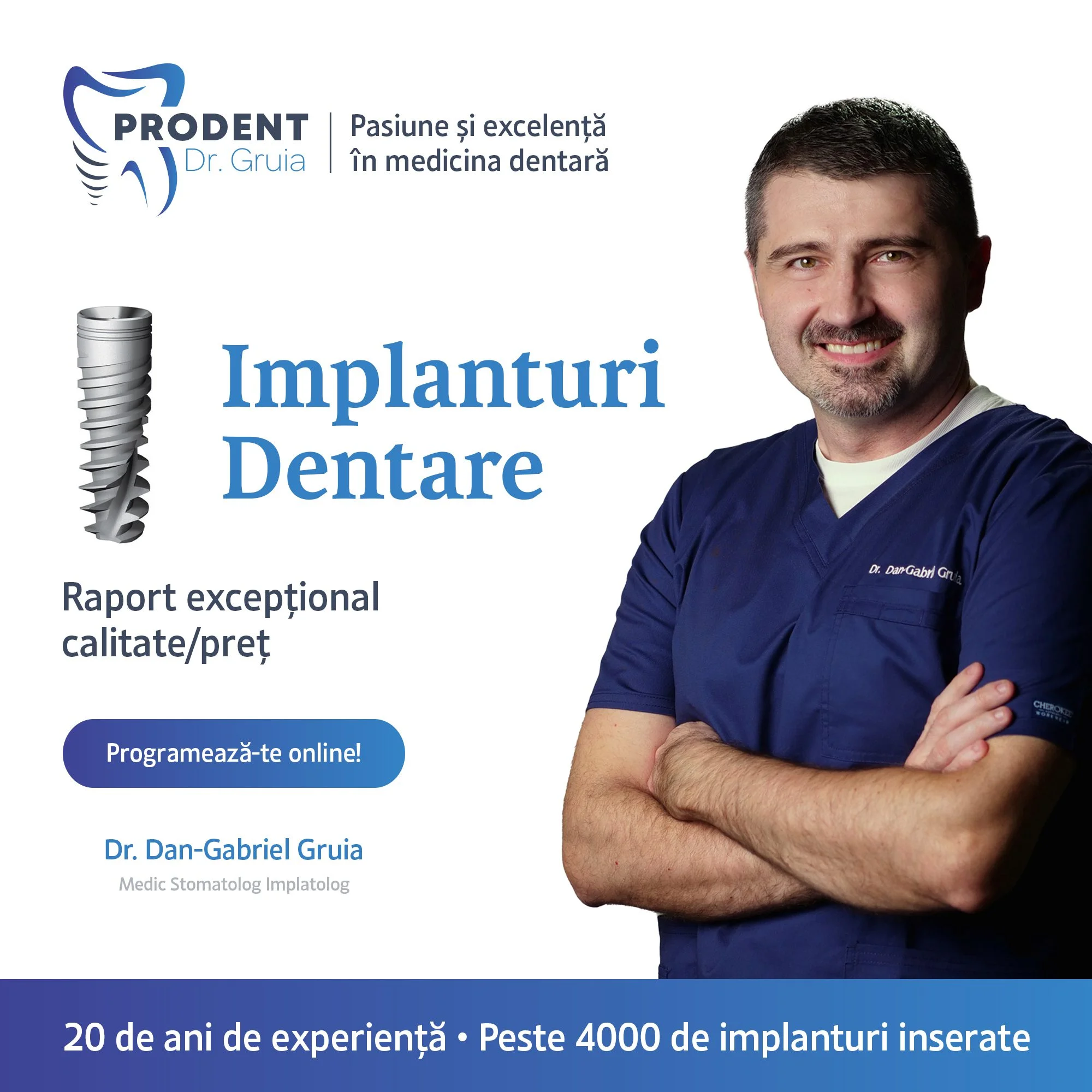 pop up implant dentar