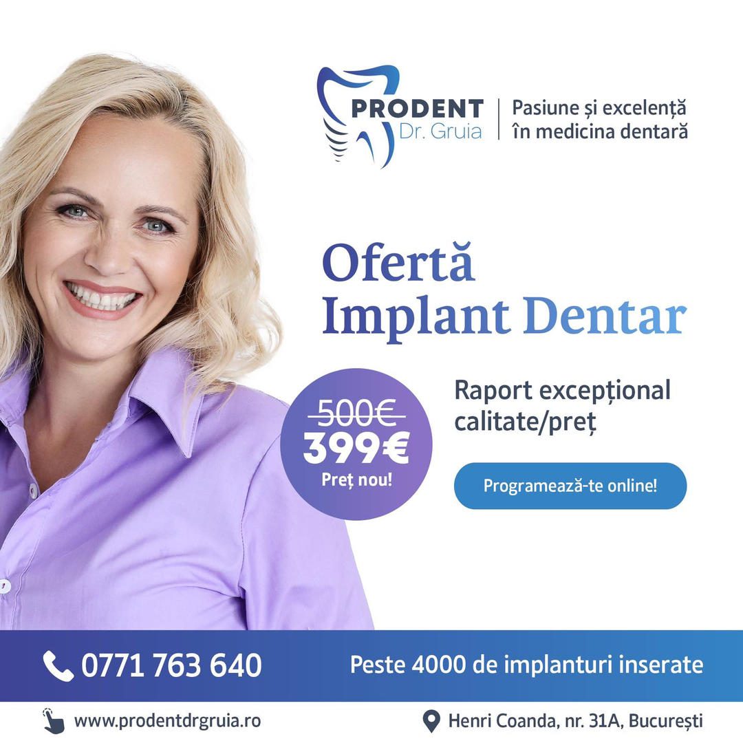 oferta implant dentar