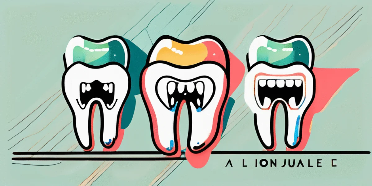 A set of teeth with four to six dental implants