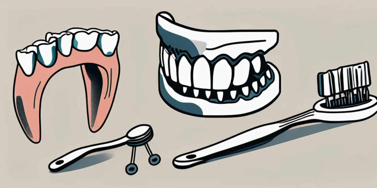 A set of dentures