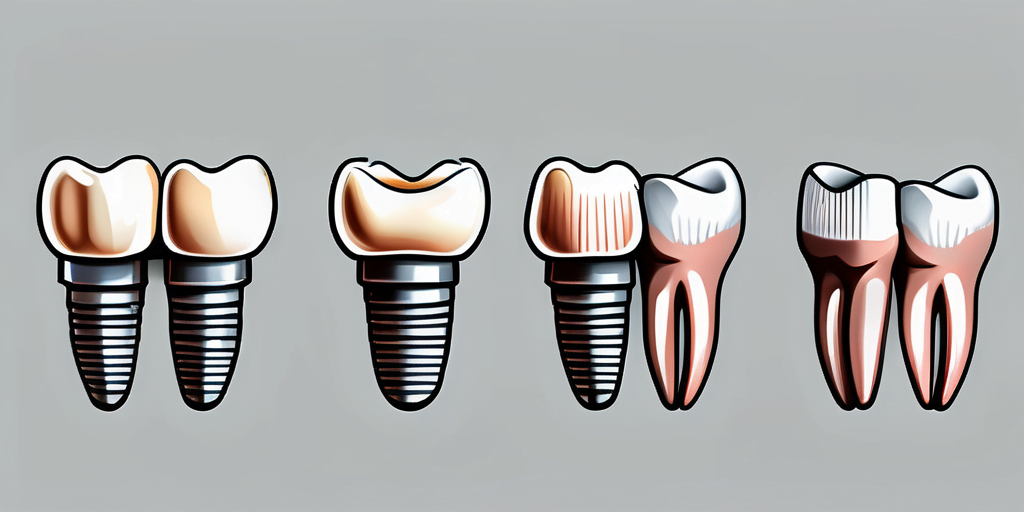 A set of perfectly aligned prosthetic teeth supported by four or six dental implants